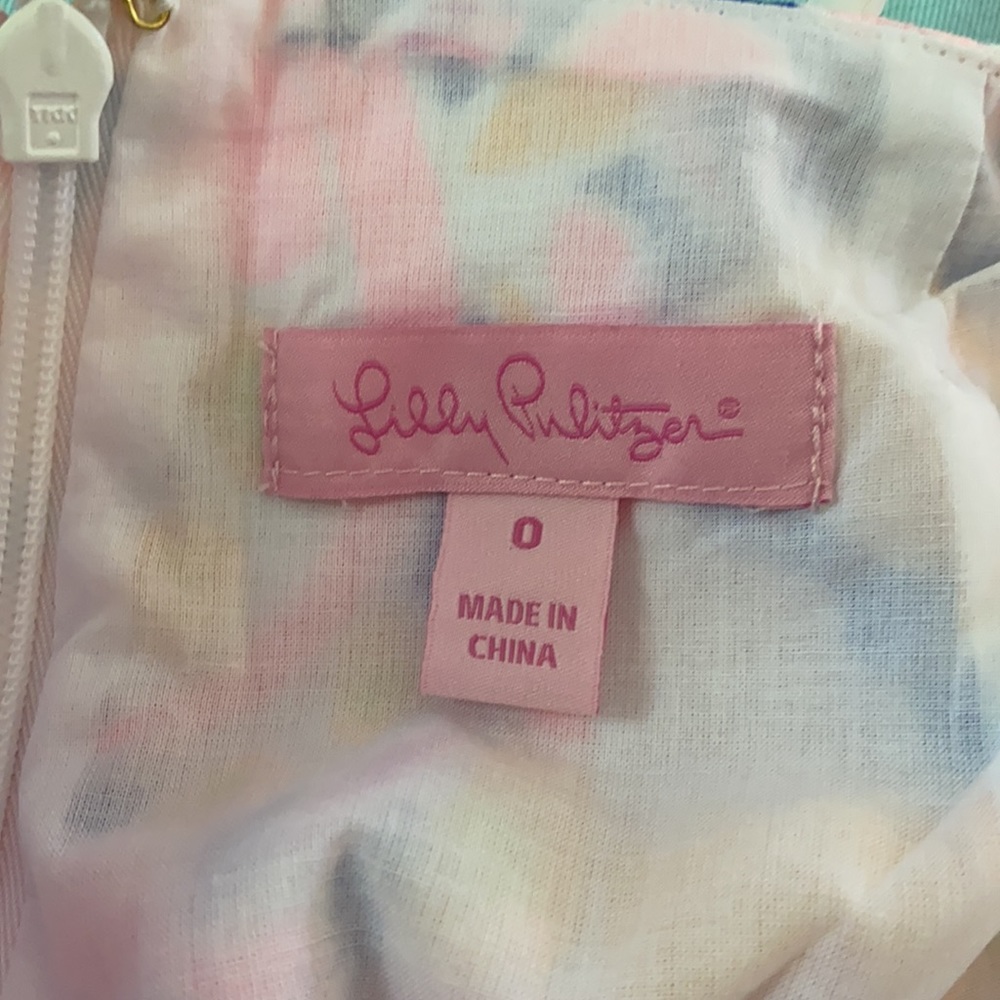 Lilly Pulitzer Dress with Tie/Keyhole Back Size 0 - Picture 7 of 7